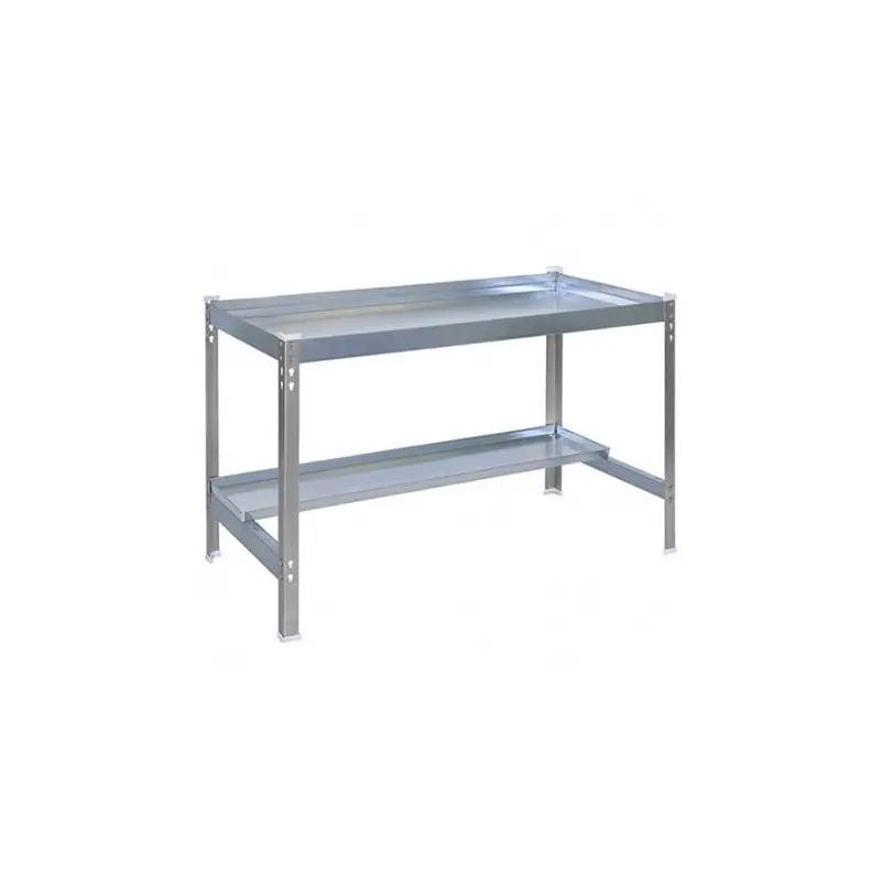 Table de préparation jardinage Simon Rack Desk 150x60cm gris galvanisé