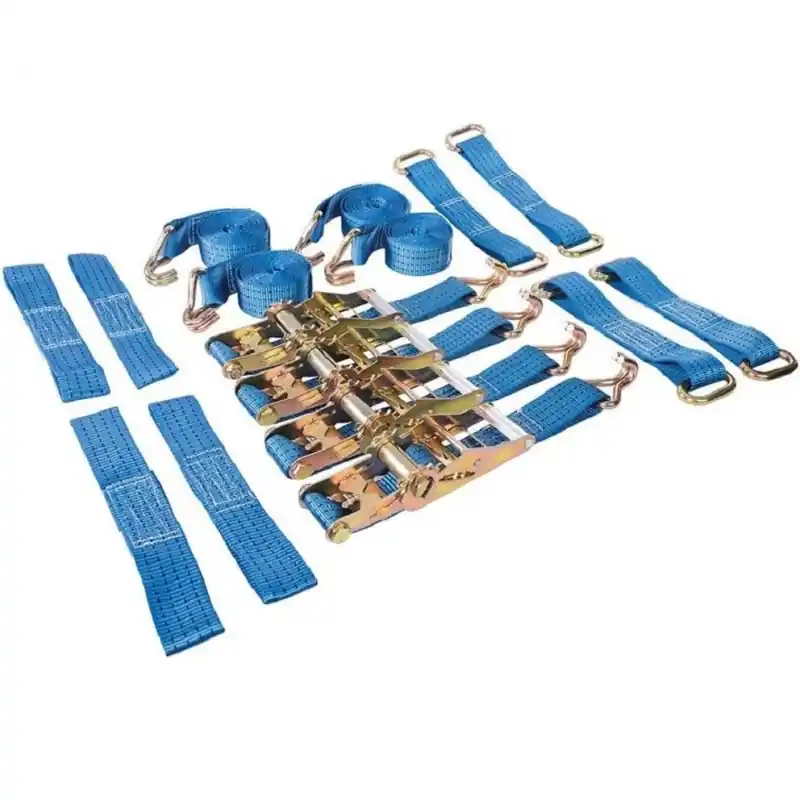 Kit sangles d‘arrimage jante en alliage et acier Silverline 16 pièces