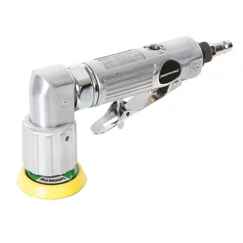 Mini ponceuse Silverline pneumatique disque 50mm pression 6,3bar