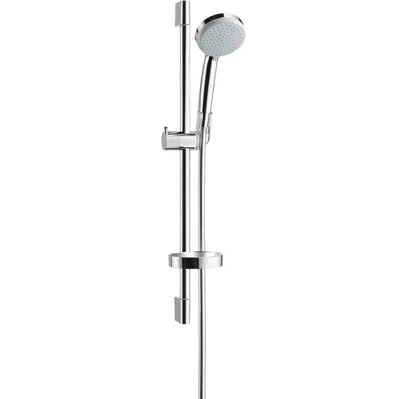 Set de douche Vario Hansgrohe Croma 100 barre murale Unica‘C chromé