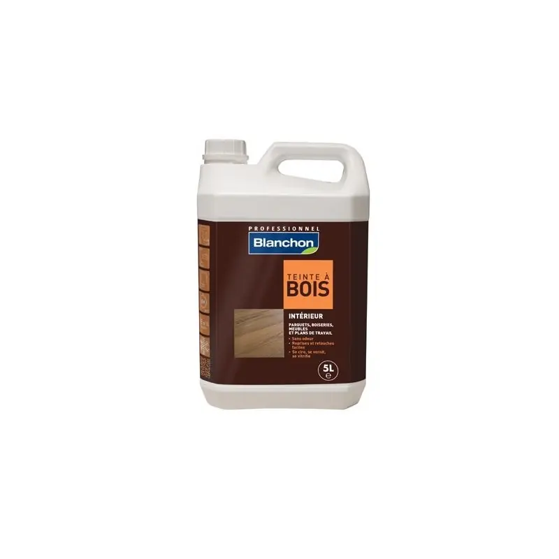 Teinte à bois Blanchon 5l blanc