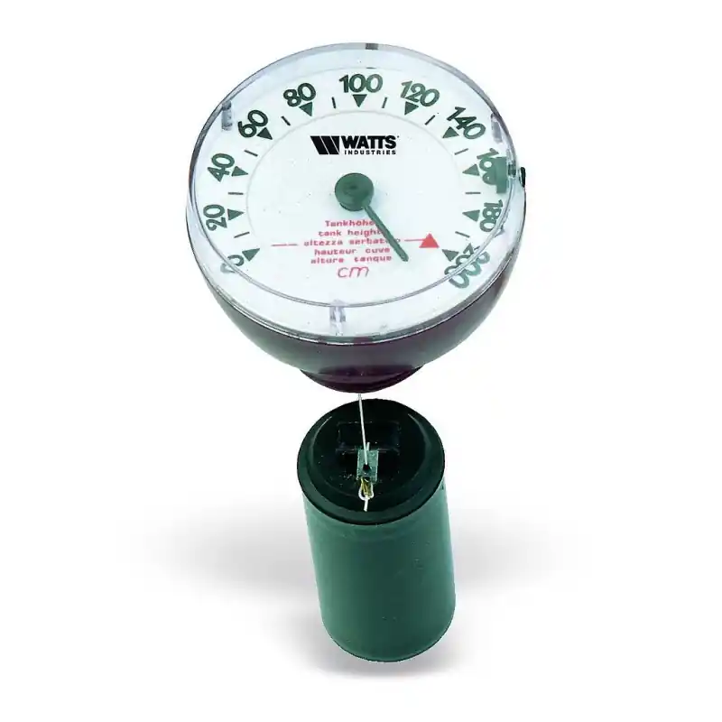 Jauge mécanique horizontale Watts MECA-M 200 H 2m maxi D95mm