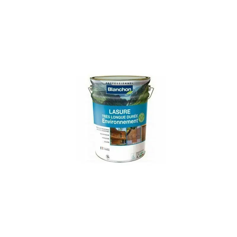 Lasure Blanchon TLD environnement biosourcée 5L chêne doré