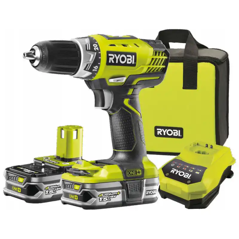 Ryobi - Perceuse visseuse 18V Lithium+ 1,5Ah 2 vitesses - RCD18022L