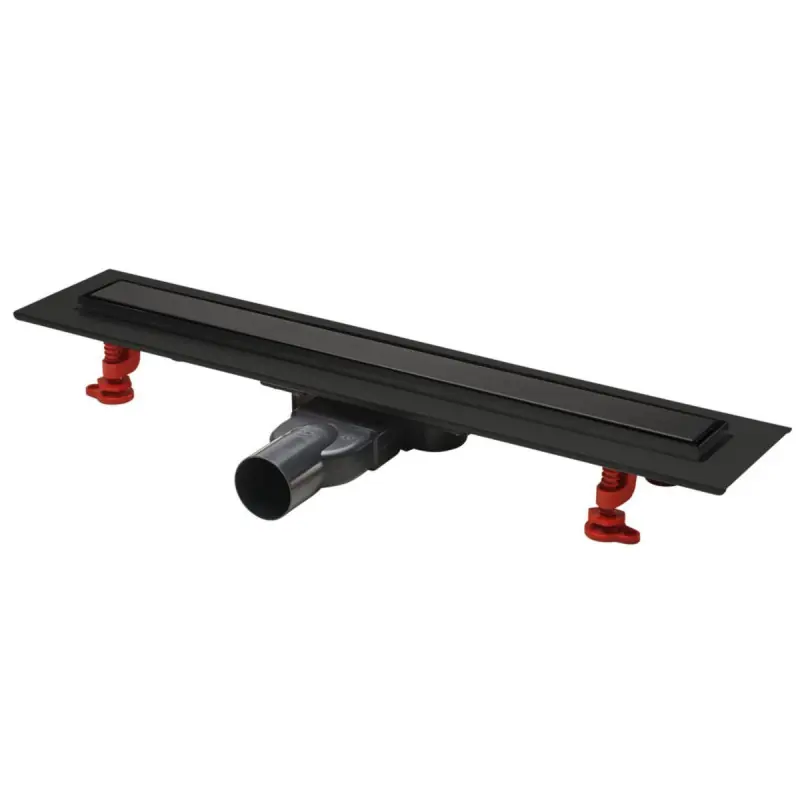 Caniveau de douche Wirquin VENISIO SLIM+ Black L500mm D40mm