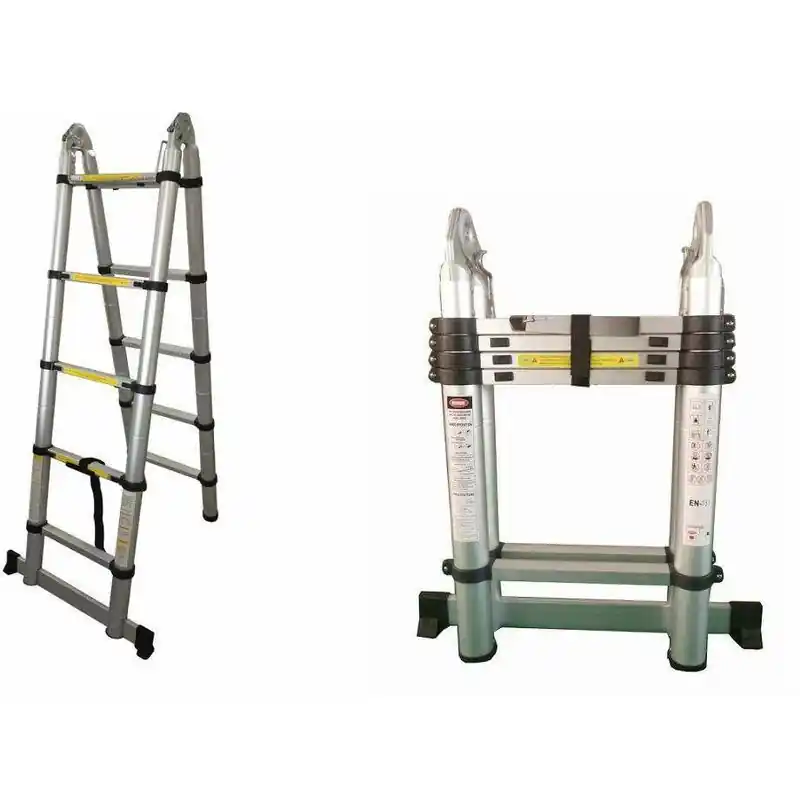 Echelle télescopique Varan Motors DLT705B alu 3,2m avec 10 échelons