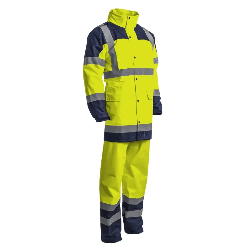 Ensemble de pluie Coverguard HYDRA haute visibilité jaune marine taille XL