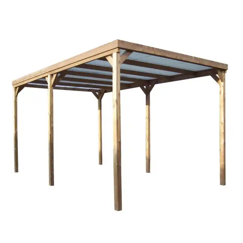 Pergola Habrita Foresta Thonon 15,06m2 en bois massif couverture pvc