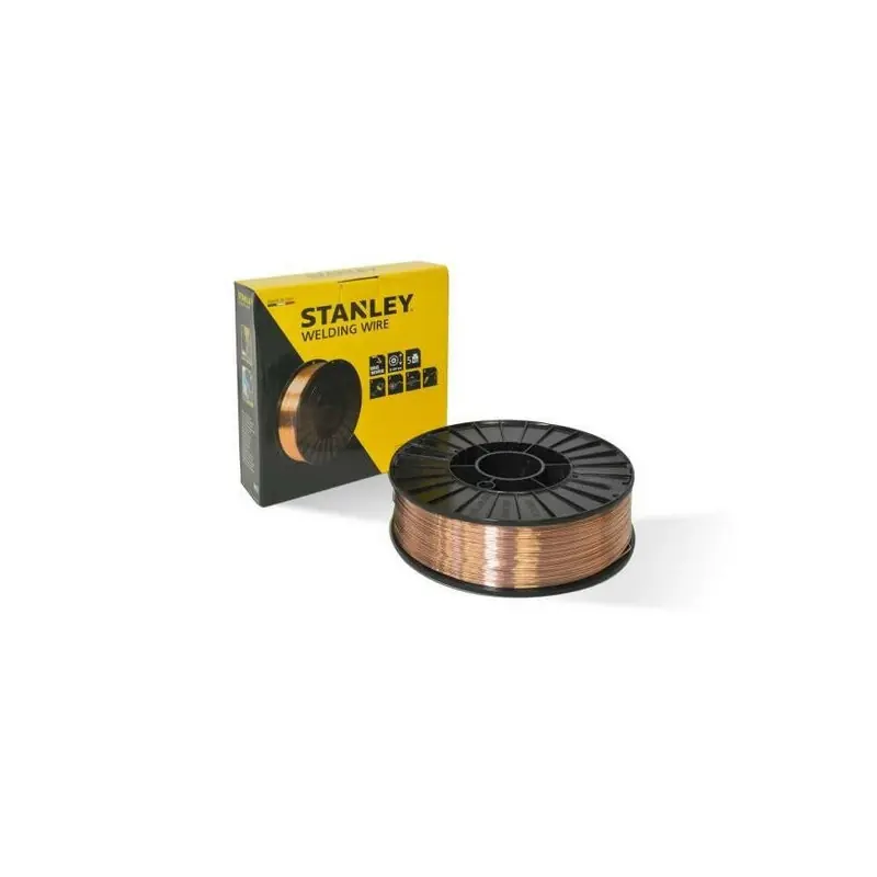 Bobine fil acier soudure Stanley MIG/MAG D0,6x200mm 5kg