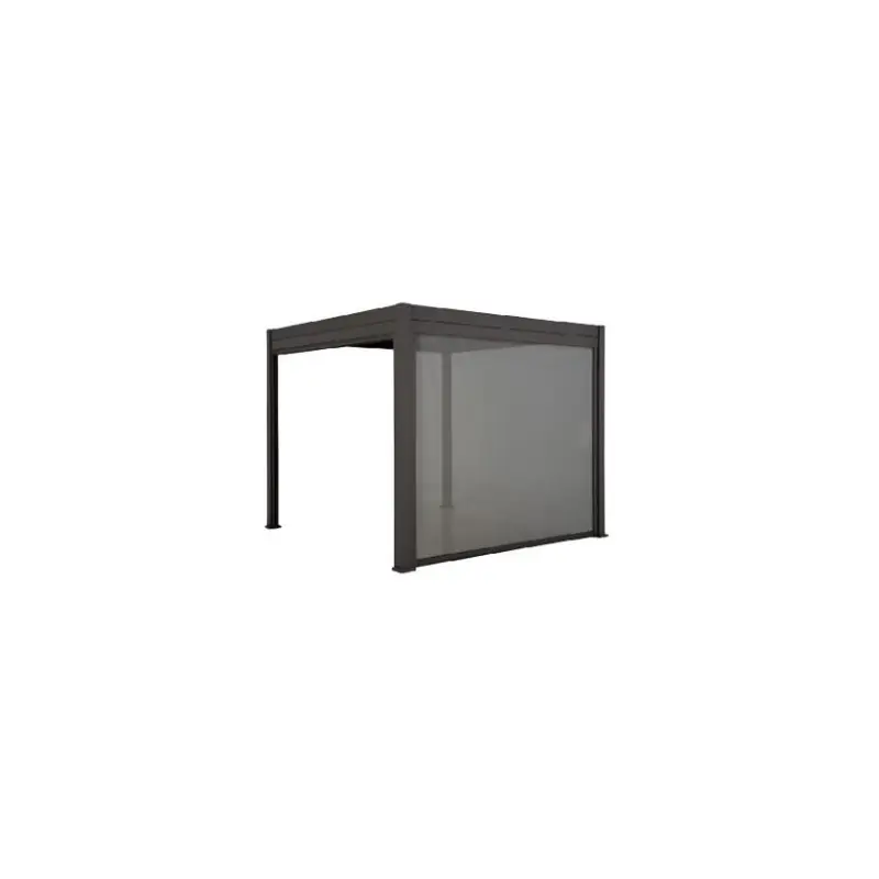Store déroulant latéral Habrita PERBIELECR30 côté 3m gris