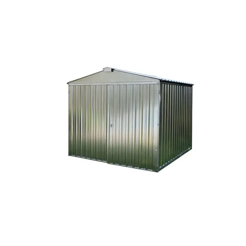 Garage métallique GM2627.GA montage rapide 6,60m2 galvanisée 4/10mm
