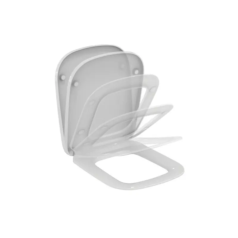 Abattant Ideal Standard Kheops recouvrant long avec frein de chute