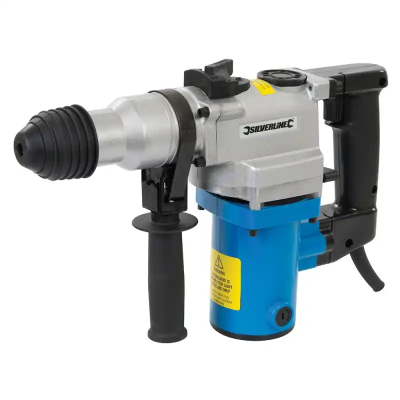 Marteau perforateur burineur SDS-Plus Silverline 850W 3,5J avec accessoires