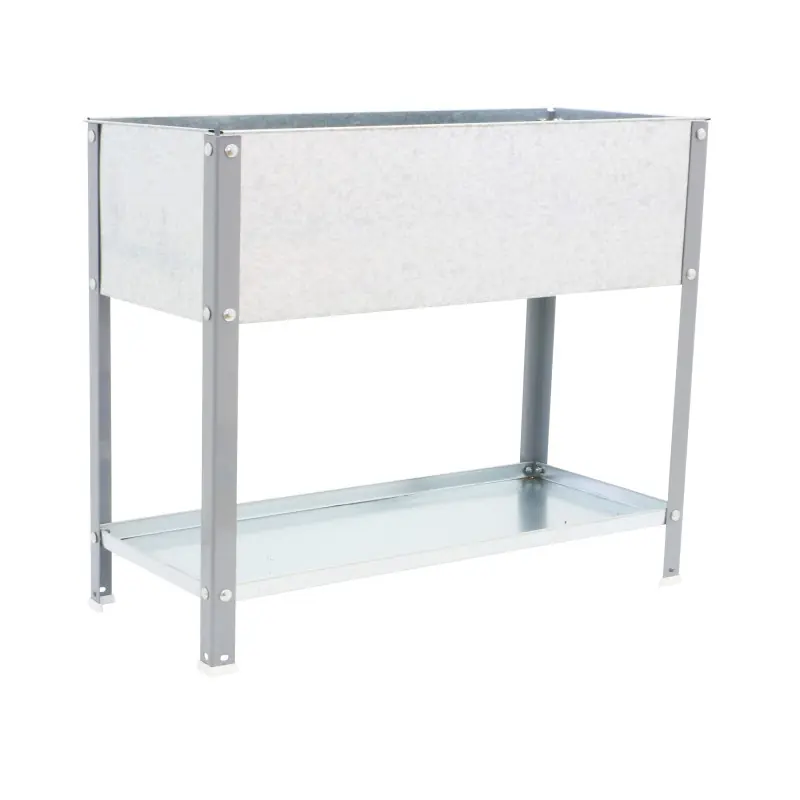 Carré potager Simon Rack Simongarden Urban Top 85x120x60 Gris Gal 200l