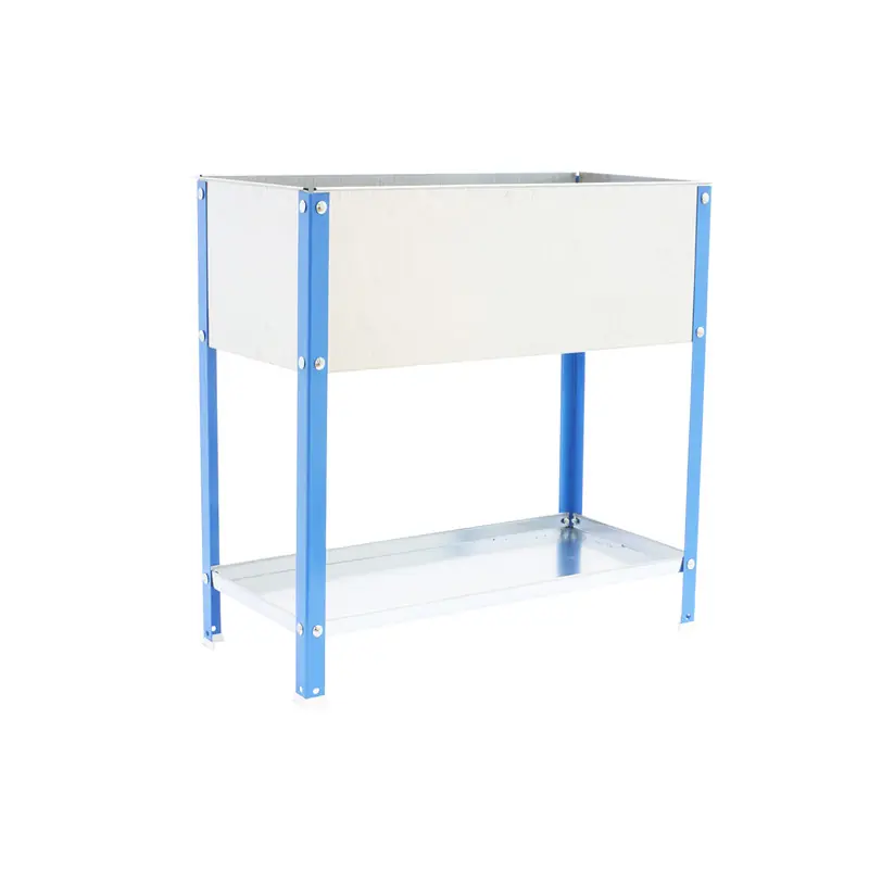 Carré potager Simon Rack Simongarden Urban Top 85x90x40 Bleu Gal 100l