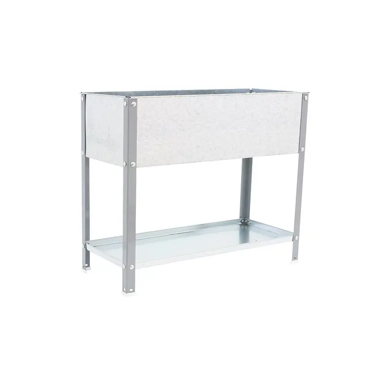 Carré potager Simon Rack Simongarden Urban Top 85x90x40 Gris Gal 100l