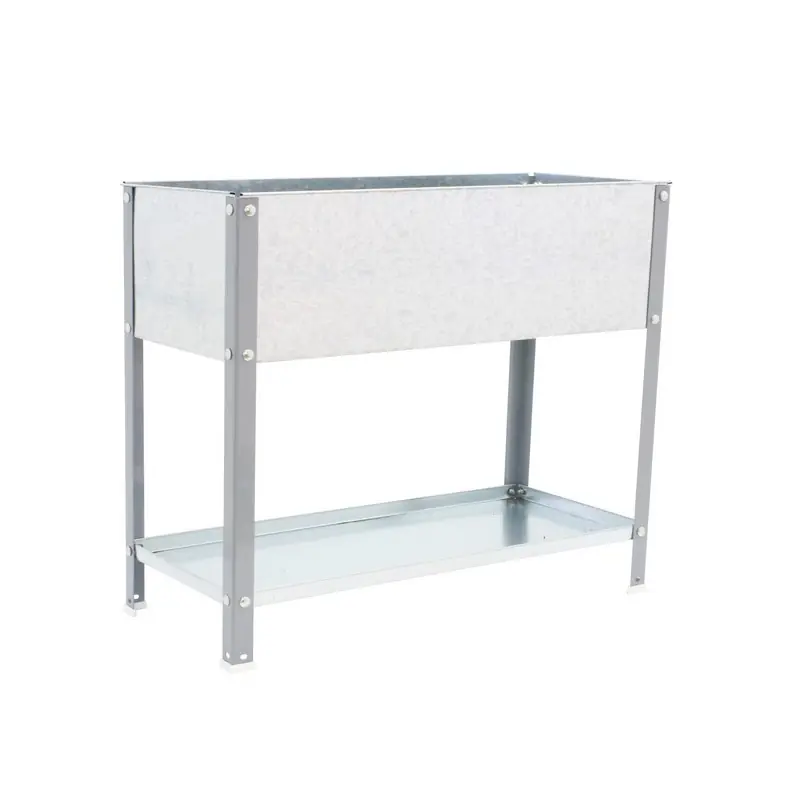 Carré potager Simon Rack Simongarden Urban Top 85x90x60 Gris Gal 140l