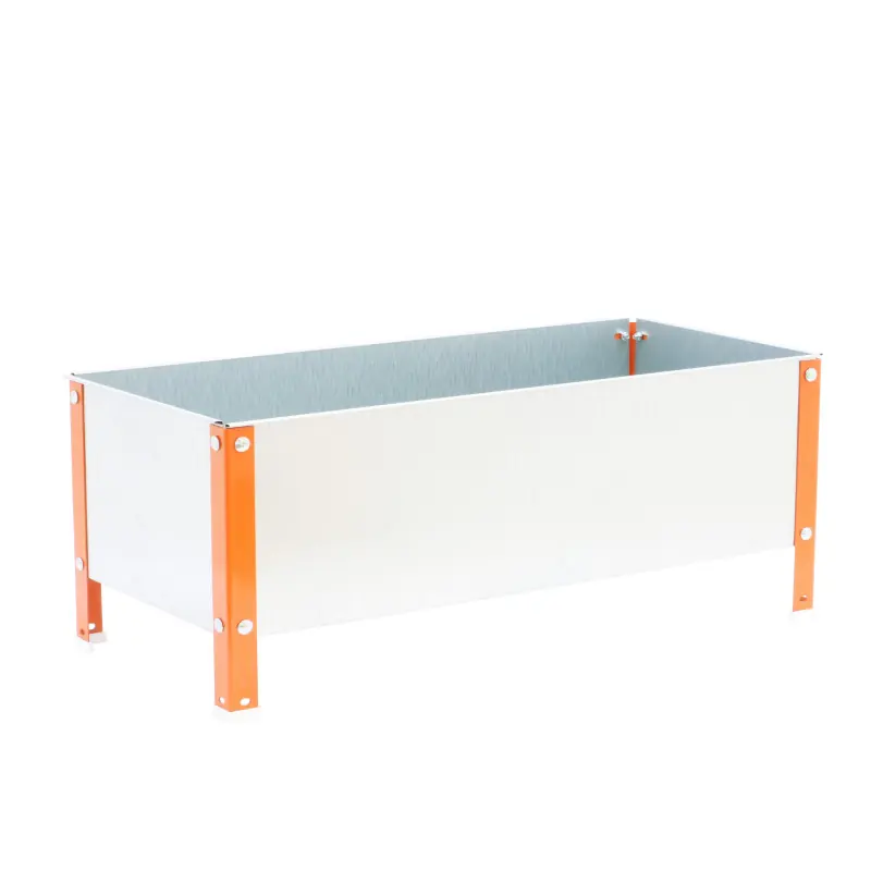 Jardinière Simon Rack SIMONGARDEN URBAN 410x1200x400mm 150l orange galva