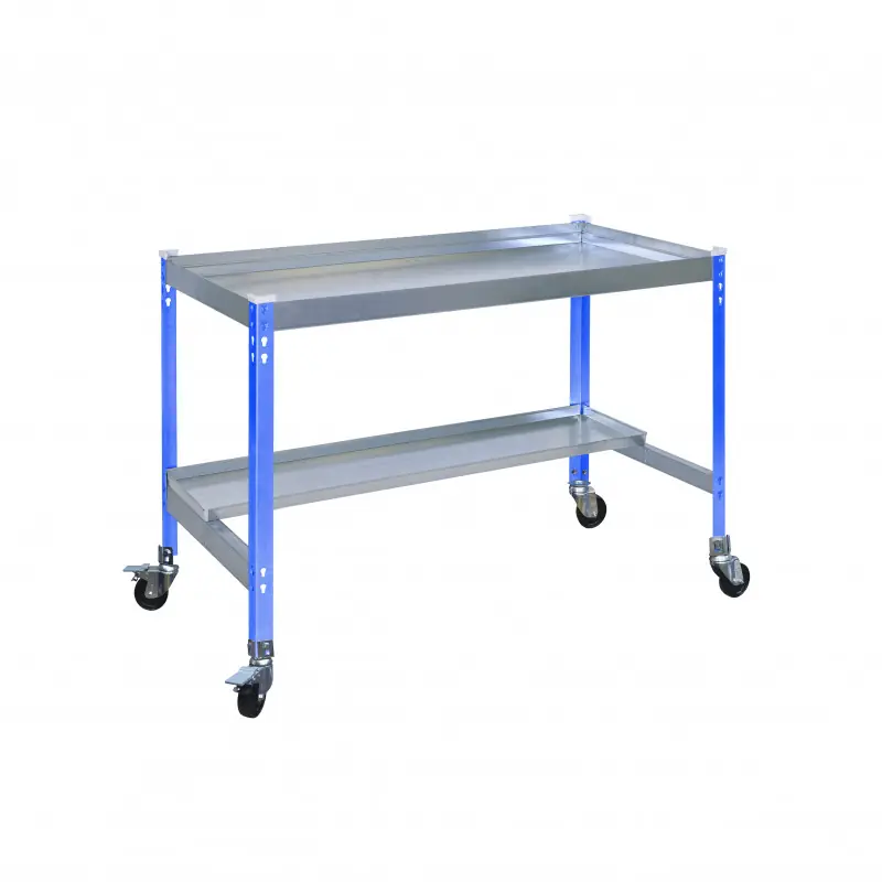 Table de préparation Simon Rack SIMONGARDEN DESK MOB 120x60cm bleu galva