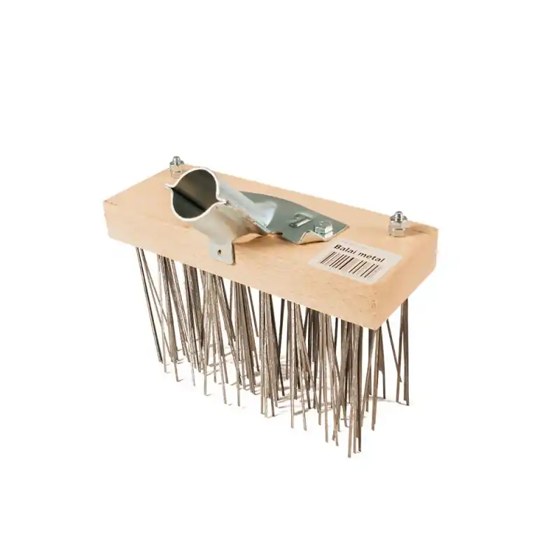 Balai métal Dalep 20cm pour brossage des mousses avant traitement