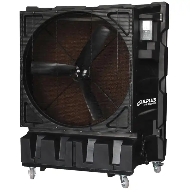 Rafraîchisseur d‘air S.PLUS RAE 35000 M mobile 1000W débit 34000m3/h