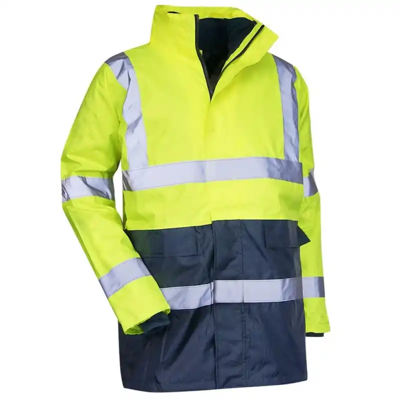 Parka 4 en 1 LMA 5002 Prevention taille 8 jaune fluo/marine