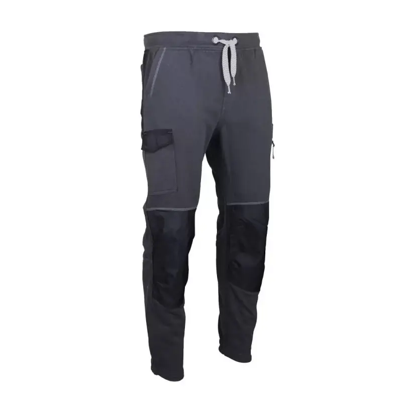Pantalon LMA 1601 Techno taille M gris noir en molleton