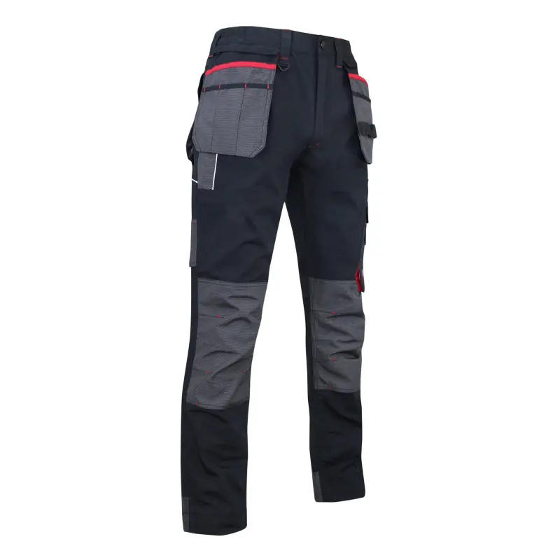 Pantalon LMA 1378 MINERAI taille 52 noir avec poches outils amovibles