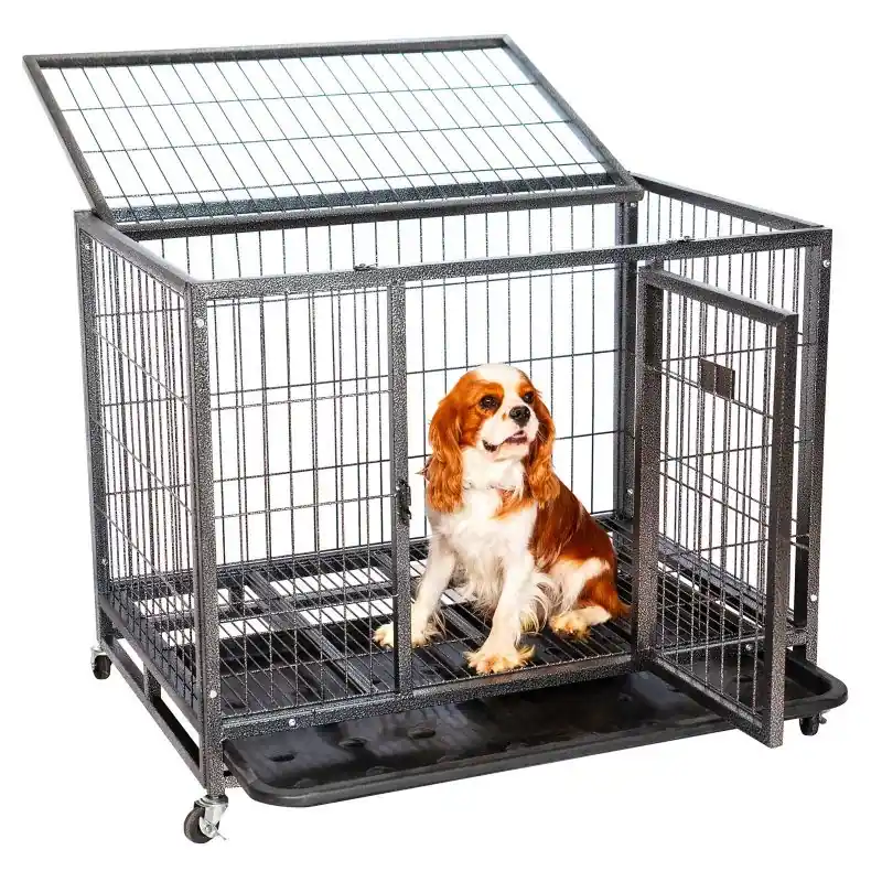 Cage pour chien MouvedyL, 93x59x76cm, roues verrouillables, Paitsy