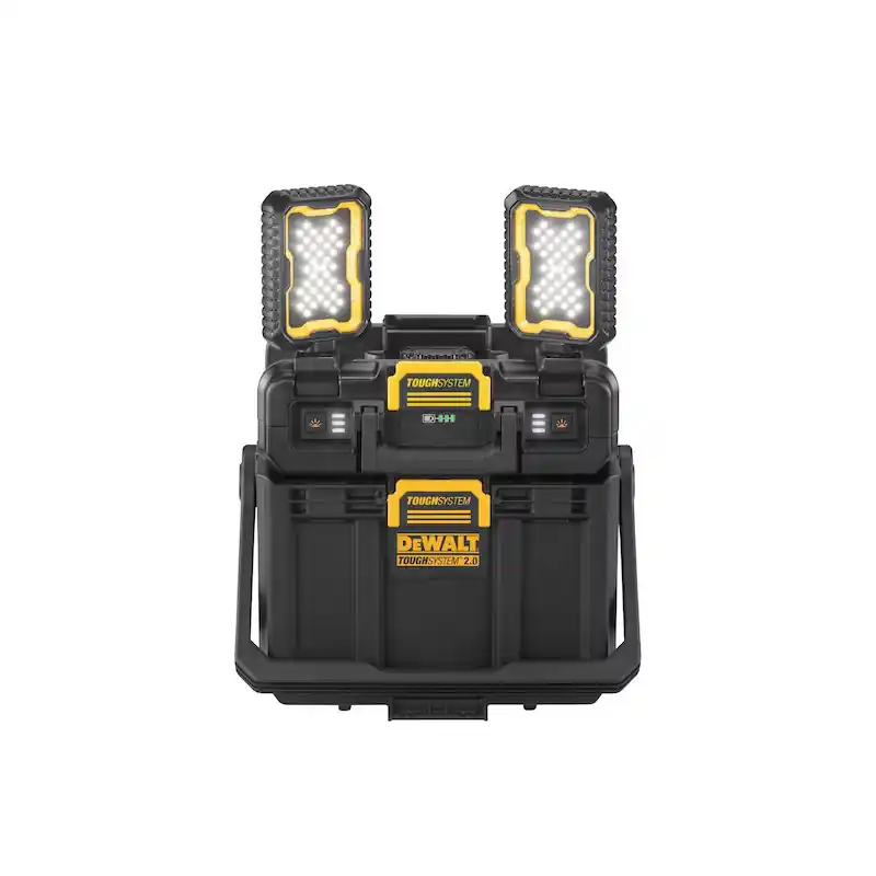 Boîte à outils DeWalt DWST08061Toughsystem 2.0 avec lampe de chantier