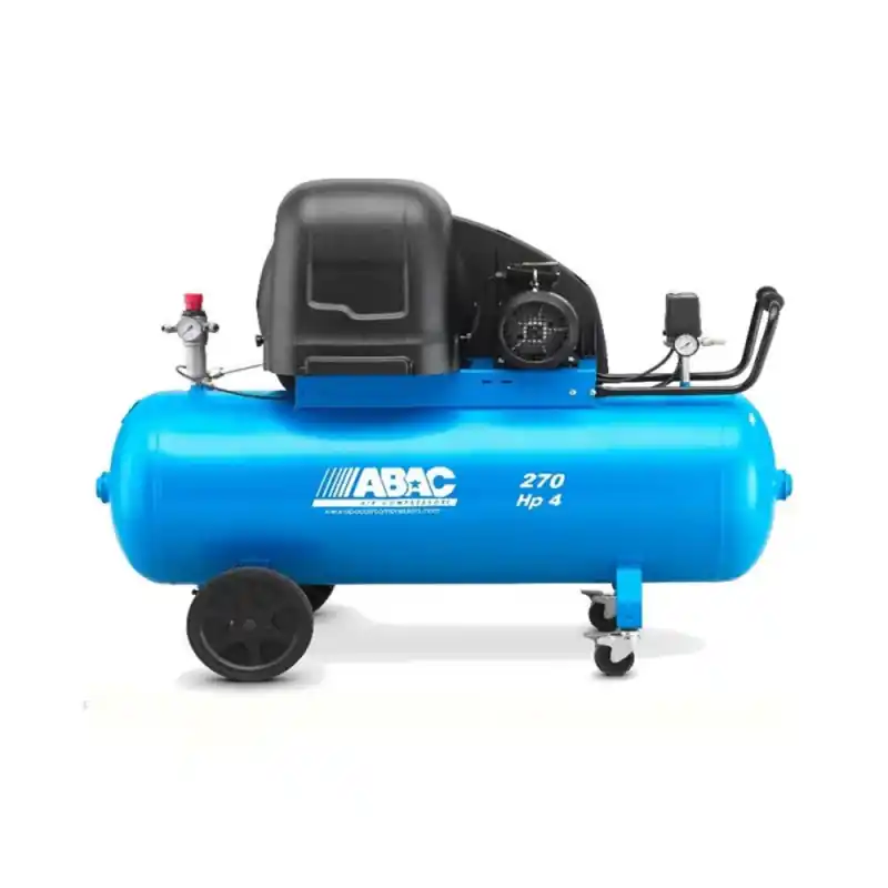 Compresseur à piston ABAC Silent S A39B 270 CT4 horizontal 4ch 270L