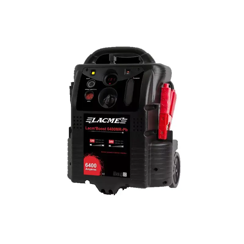 Démarreur Lacmé Lacm‘Boost 6400MR-Pb véhicule 12V et 24V