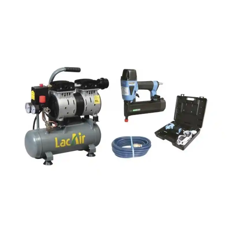 Kit cloueur et compresseur Lacmé Silent 6/6 SH 600W avec accessoires