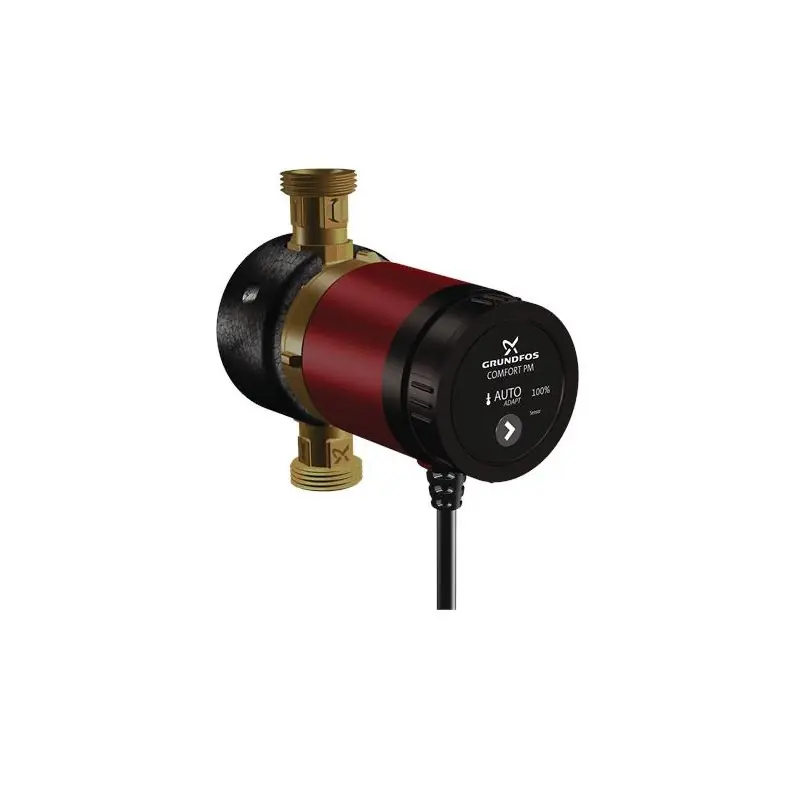 Circulateur Grundfos COMFORT 15-14 BXA PM vanne d‘isolement intégrée