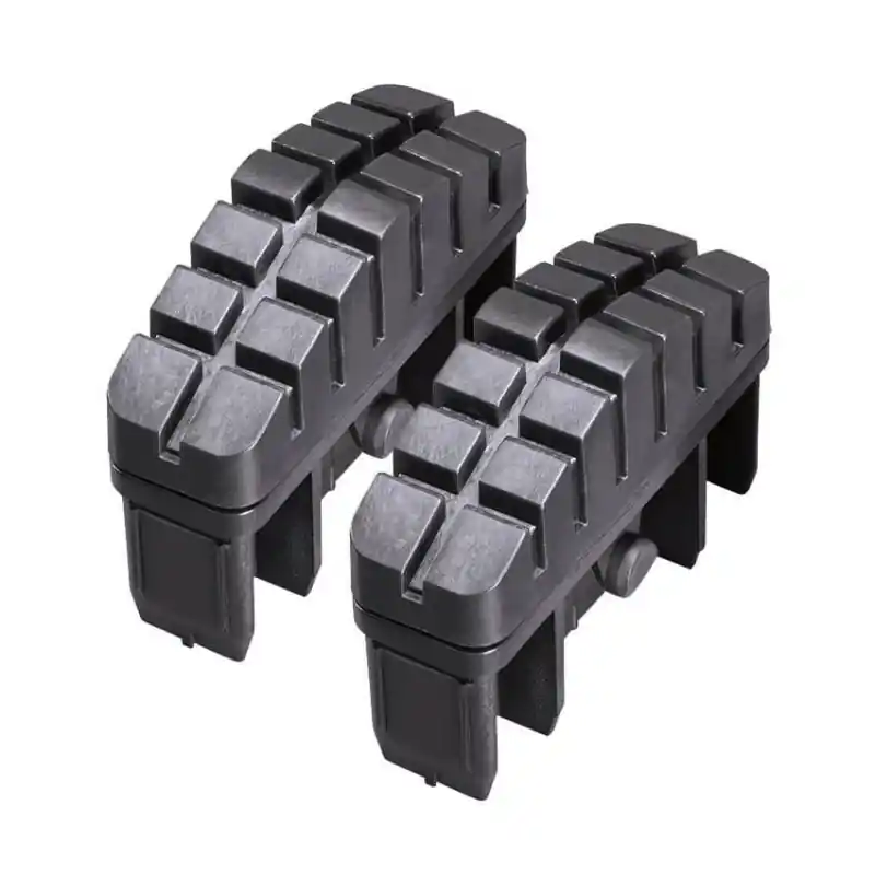 Kit de 2 patins Hailo 9926-001 noir 85x25mm