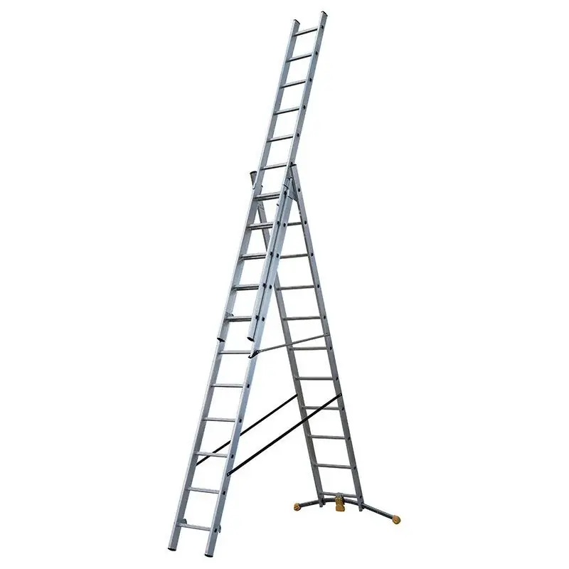 Echelle transformable Hailo HobbyLot 3x11 échelons 7,60m en aluminium