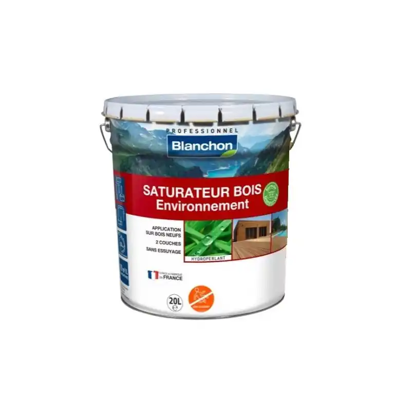 Saturateur Blanchon bois environnement biosourcé 20l mat anthracite