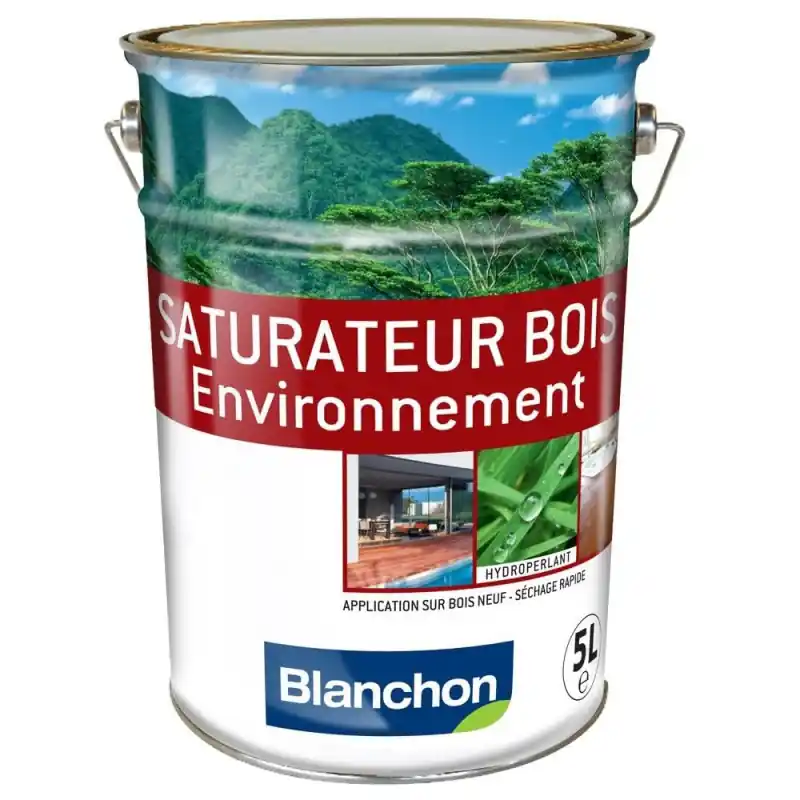 Saturateur bois Blanchon Environnement Biosourcé 5L nuancier anthracite