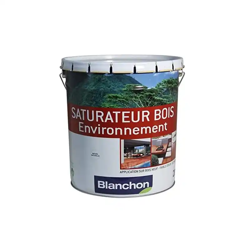 Saturateur bois Blanchon Environnement Biosourcé 20L nuancier bois foncé