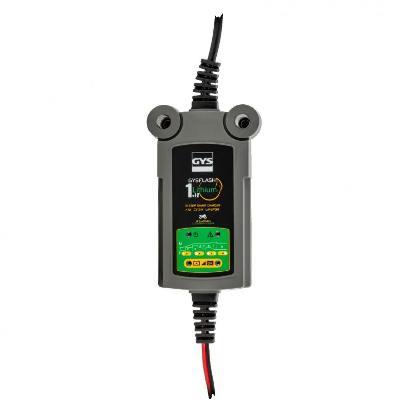 Chargeur de batterie moto Gys GYSFLASH LITHIUM 1.12 pour batteries 12V