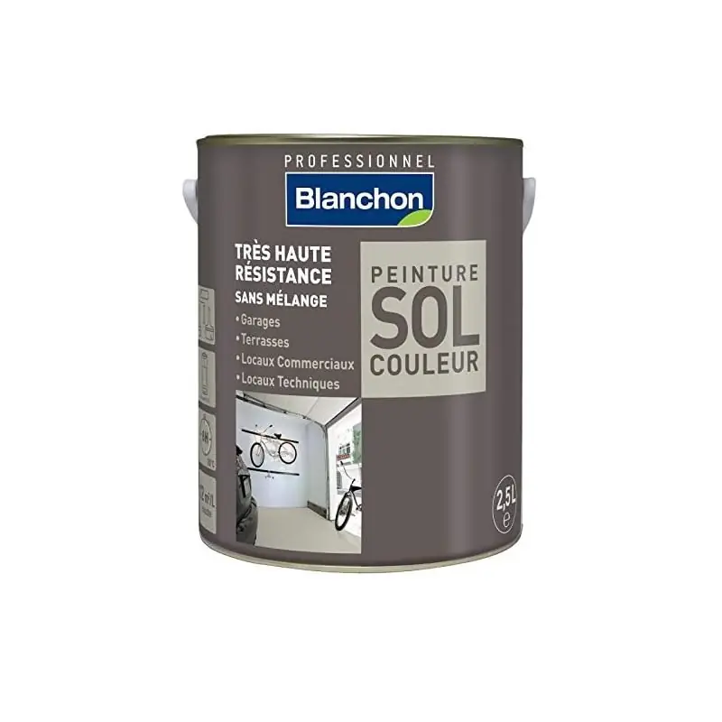 Peinture sol Blanchon 2,5L couleur gris clair