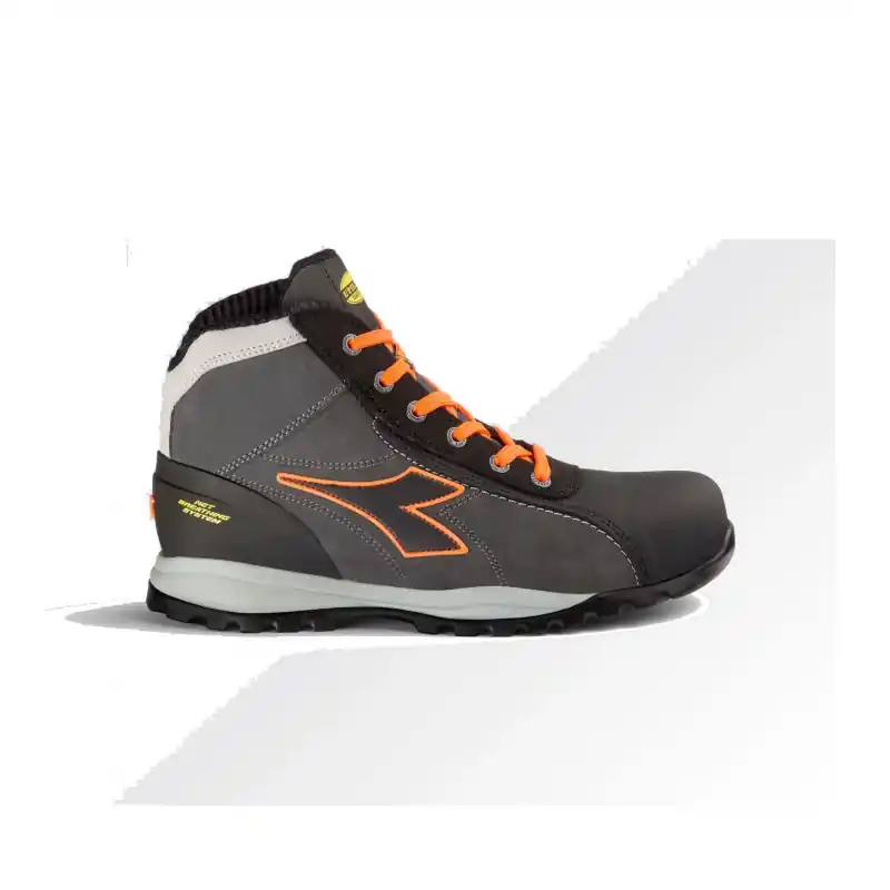 Chaussures DIADORA GLOVE NET MID PRO S3L FO SR HRO ESD T42 gris orange