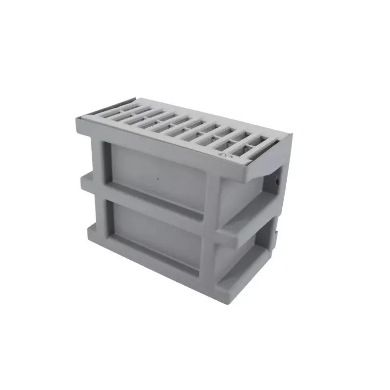 Courette Nicoll COUR7G pour vide sanitaire 26x13,5x20cm gris clair