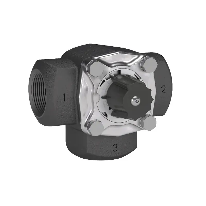 Vanne mélangeuse Thermador TERMOMIX fonte 3 voies taraudée 1‘‘1/4 F