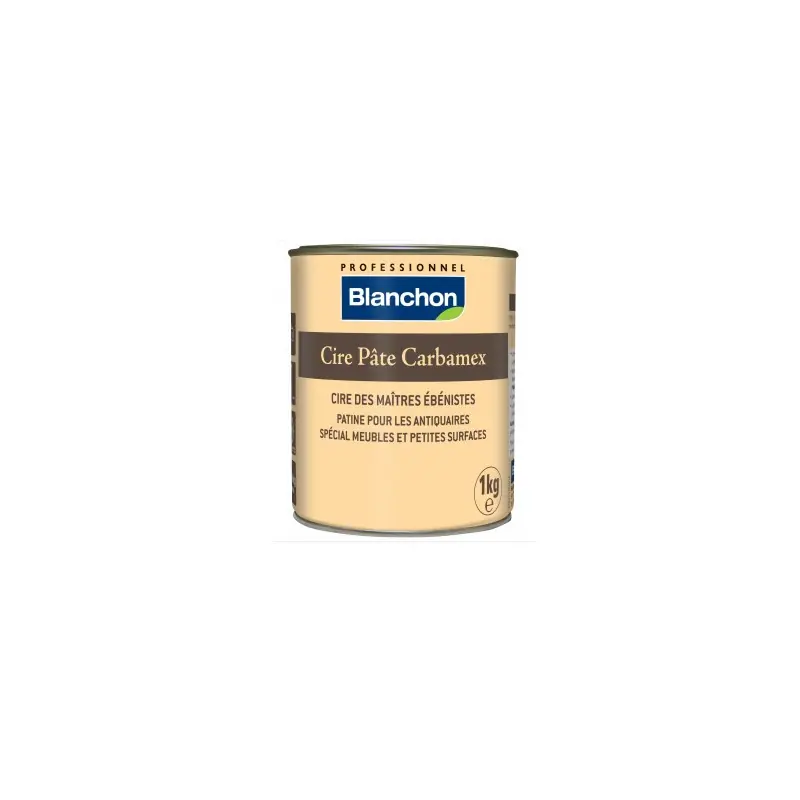 Cire pâte Blanchon Carbamex 1kg nuancier antic blond