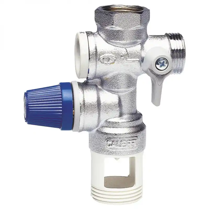 Groupe de sécurité vertical Thermador GSI15 chromé siège inox 1/2"