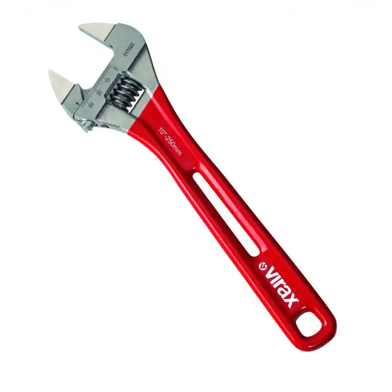 Clé à molette Virax ouverture 24mm extra légère à mors fins