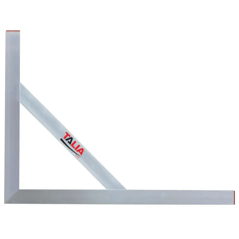 Equerre de maçon Taliaplast en aluminium soudée 60x80cm sans rivet