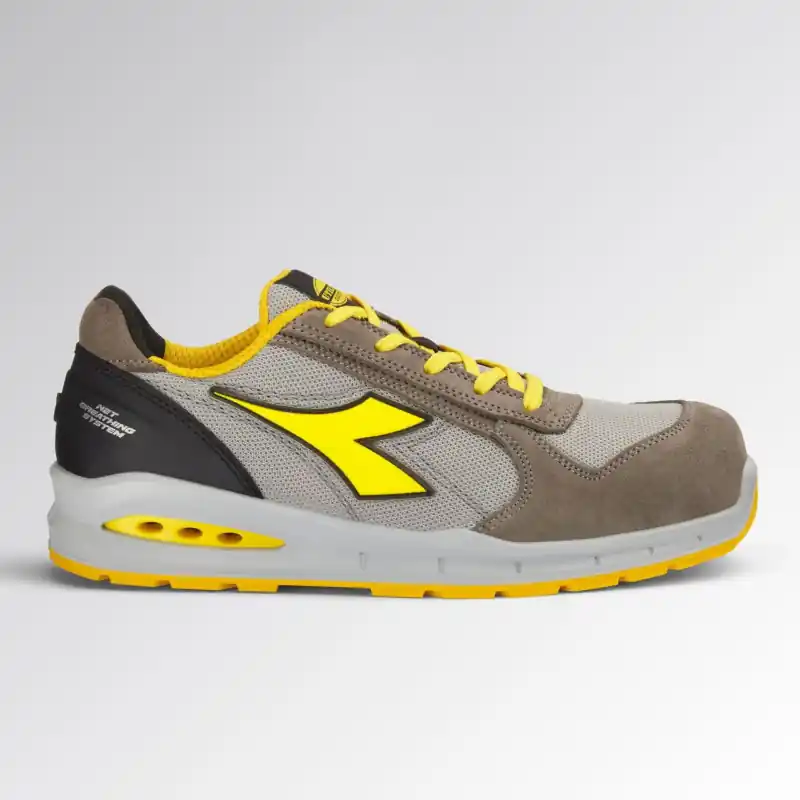 Chaussure basse Diadora RUN NET AB LOW S1PS FO SR T.43 gris aluminium