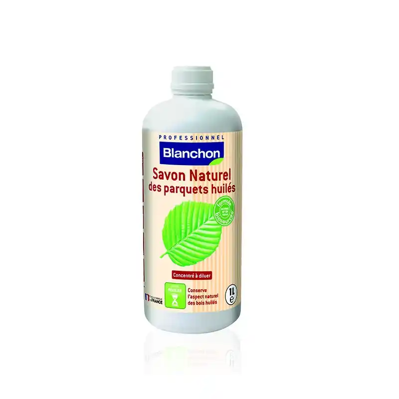 Savon naturel pour parquets huilés Blanchon 1L incolore
